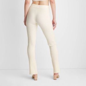 High rise ribbed sweater pants Future Collective Gabriella Karefa-Johnson sz S